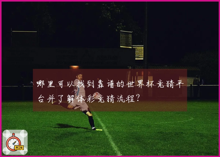哪里可以找到靠谱的世界杯竞猜平台并了解体彩竞猜流程？