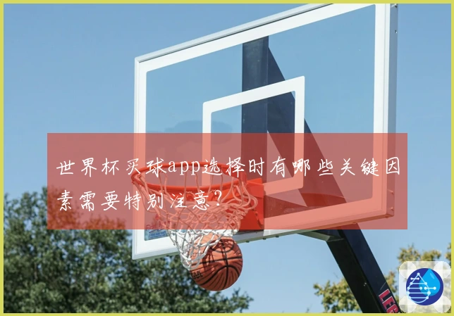 世界杯买球app选择时有哪些关键因素需要特别注意？