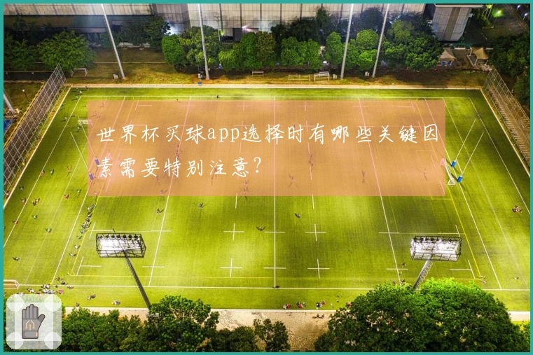 世界杯买球app选择时有哪些关键因素需要特别注意？